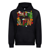 Black santa's favorite lpn Urban Hoodie - Zillion Design Studio