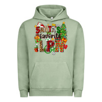 Pigment Oil Green santa's favorite lpn Urban Hoodie - Zillion Design Studio