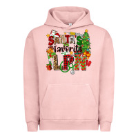 Pigment Salmon santa's favorite lpn Urban Hoodie - Zillion Design Studio