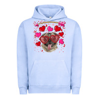 Pigment Grape Ice Valentine's day  pug Urban Hoodie - RanaPortraitStore