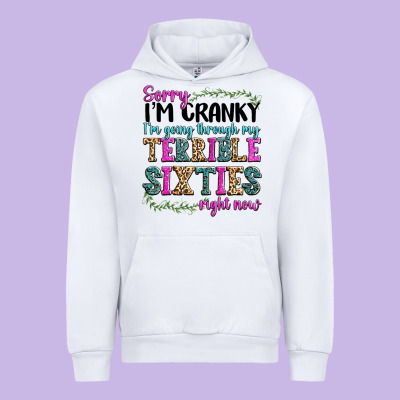 Urban Hoodie sorry im cranky im going through my terrible sixties right now
