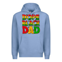 Colony Blue dope black dad with stars Premium Hoodie - texasbilliewilder