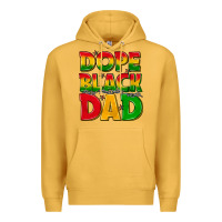 Mustard dope black dad with stars Premium Hoodie - texasbilliewilder