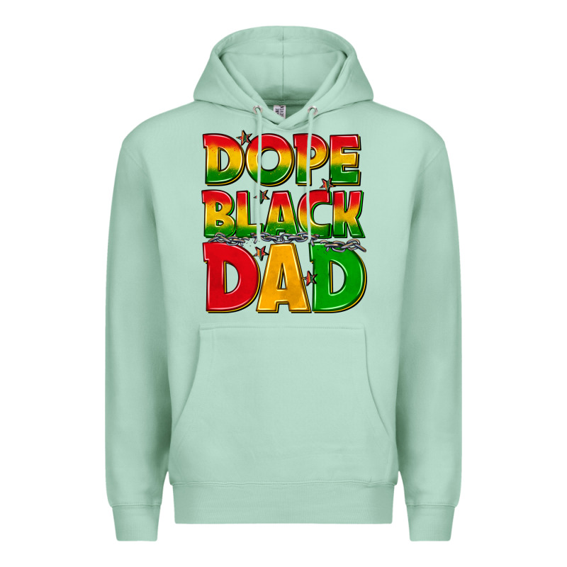 Dope Black Dad With Stars Premium Hoodie by texasbilliewilder | Teevron