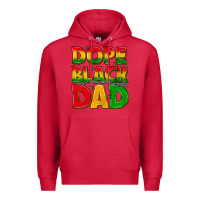 Cardinal dope black dad with stars Premium Hoodie - texasbilliewilder