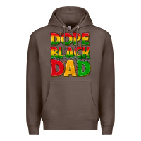 Coffee dope black dad with stars Premium Hoodie - texasbilliewilder