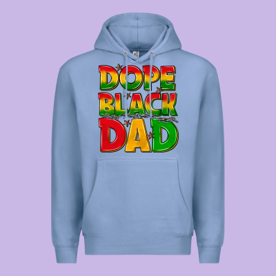 Dope Black Dad With Stars Premium Hoodie Designed By Texasbilliewilder