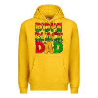 Lemon dope black dad with stars Premium Hoodie - texasbilliewilder