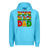 Ocean Blue dope black dad with stars Premium Hoodie - texasbilliewilder