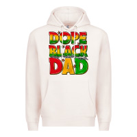 Pale Pink dope black dad with stars Premium Hoodie - texasbilliewilder