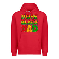 Red dope black dad with stars Premium Hoodie - texasbilliewilder