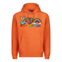 Carrot peace love pride Premium Hoodie - Zillion Design Studio