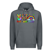 Rock peace love pride Premium Hoodie - Zillion Design Studio