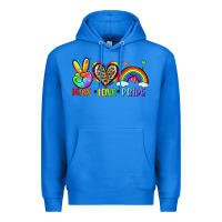 True Royal peace love pride Premium Hoodie - Zillion Design Studio