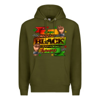 Army Green dope black therapist juneteenth Premium Hoodie - texasbilliewilder