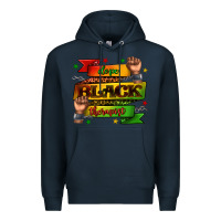 Navy dope black therapist juneteenth Premium Hoodie - texasbilliewilder