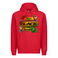 Red dope black therapist juneteenth Premium Hoodie - texasbilliewilder