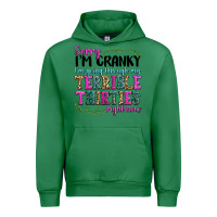 Emerald sorry im cranky im going through my terrible thirties right now Urban Hoodie - texasbilliewilder