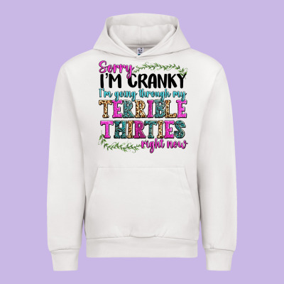 Urban Hoodie sorry im cranky im going through my terrible thirties right now