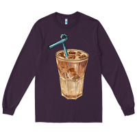 Plum iced latte Long Sleeve Tee - BarkalooDesign