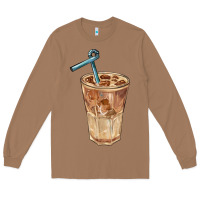 Toasted Coconut iced latte Long Sleeve Tee - BarkalooDesign