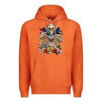 Carrot Flower Boho Skull Skeleton Premium Hoodie - RanaPortraitStore