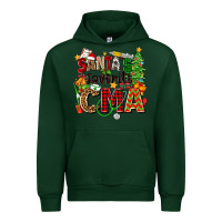 Forest Green santa's favorite cma Urban Hoodie - Zillion Design Studio