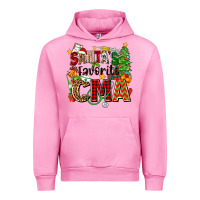Fuchsia Pink santa's favorite cma Urban Hoodie - Zillion Design Studio