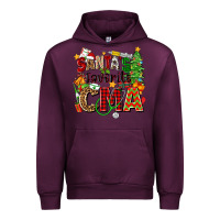 Mauve Wine santa's favorite cma Urban Hoodie - Zillion Design Studio