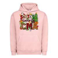 Pigment Salmon santa's favorite cma Urban Hoodie - Zillion Design Studio