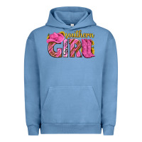 Pigment Pebble Blue southern girl western Urban Hoodie - texasbilliewilder
