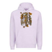 Lilac Flower rib cage bees Premium Hoodie - RanaPortraitStore