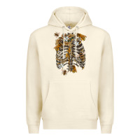 Sandshell Flower rib cage bees Premium Hoodie - RanaPortraitStore