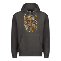 Smoke Flower rib cage bees Premium Hoodie - RanaPortraitStore