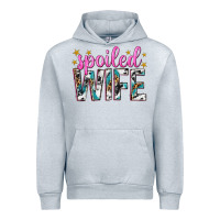Heather Grey spoiled wife Urban Hoodie - texasbilliewilder