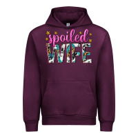 Mauve Wine spoiled wife Urban Hoodie - texasbilliewilder