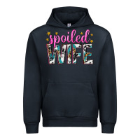 Navy spoiled wife Urban Hoodie - texasbilliewilder