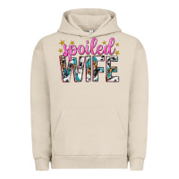 Pigment French Oak spoiled wife Urban Hoodie - texasbilliewilder
