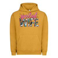 Pigment Peanut Butter spoiled wife Urban Hoodie - texasbilliewilder