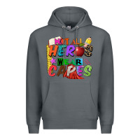 Rock not all heros wear capes Premium Hoodie - Zillion Design Studio