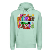 Seafoam not all heros wear capes Premium Hoodie - Zillion Design Studio
