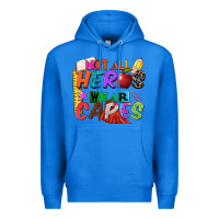 True Royal not all heros wear capes Premium Hoodie - Zillion Design Studio