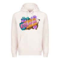 Pale Pink hello 4th grade Premium Hoodie - RanaPortraitStore