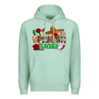 Seafoam spanish teacher Premium Hoodie - AdoDesignShop