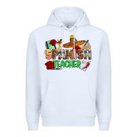 White spanish teacher Premium Hoodie - AdoDesignShop