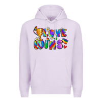 Lilac love wins Premium Hoodie - Zillion Design Studio