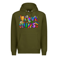 Army Green love wins Premium Hoodie - Zillion Design Studio