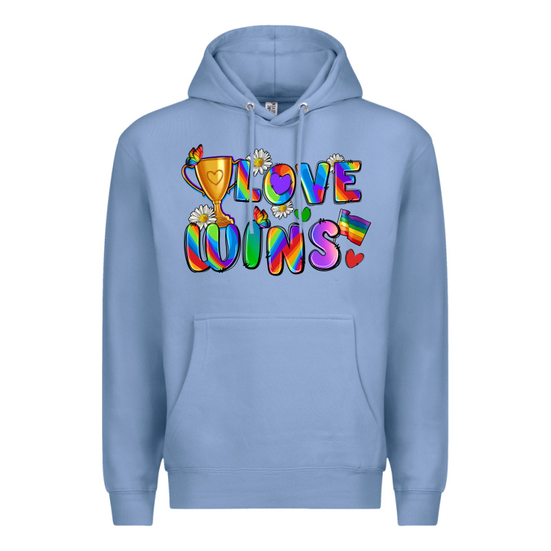 Love Wins Premium Hoodie by Zillion Design Studio | Teevron