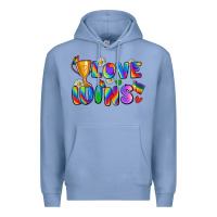 Colony Blue love wins Premium Hoodie - Zillion Design Studio