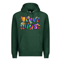 Sports Green love wins Premium Hoodie - Zillion Design Studio
